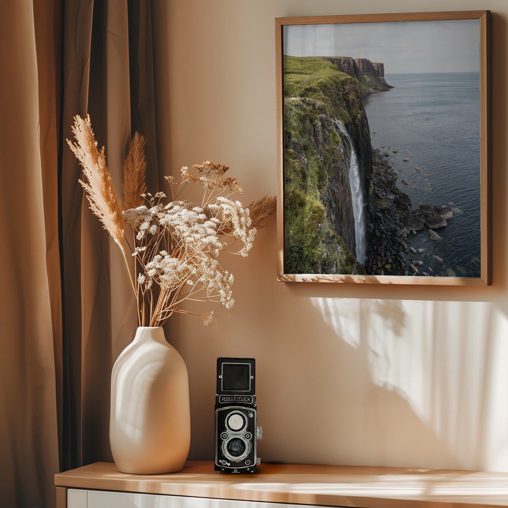 Kilt Rock and Mealt Falls, Isle of Skye, Scotland Poster