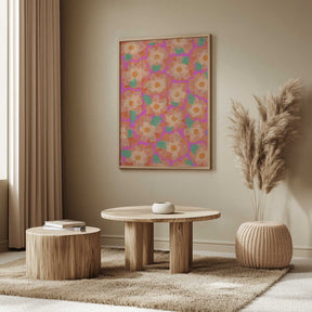 Vibrant Petal Dance Poster