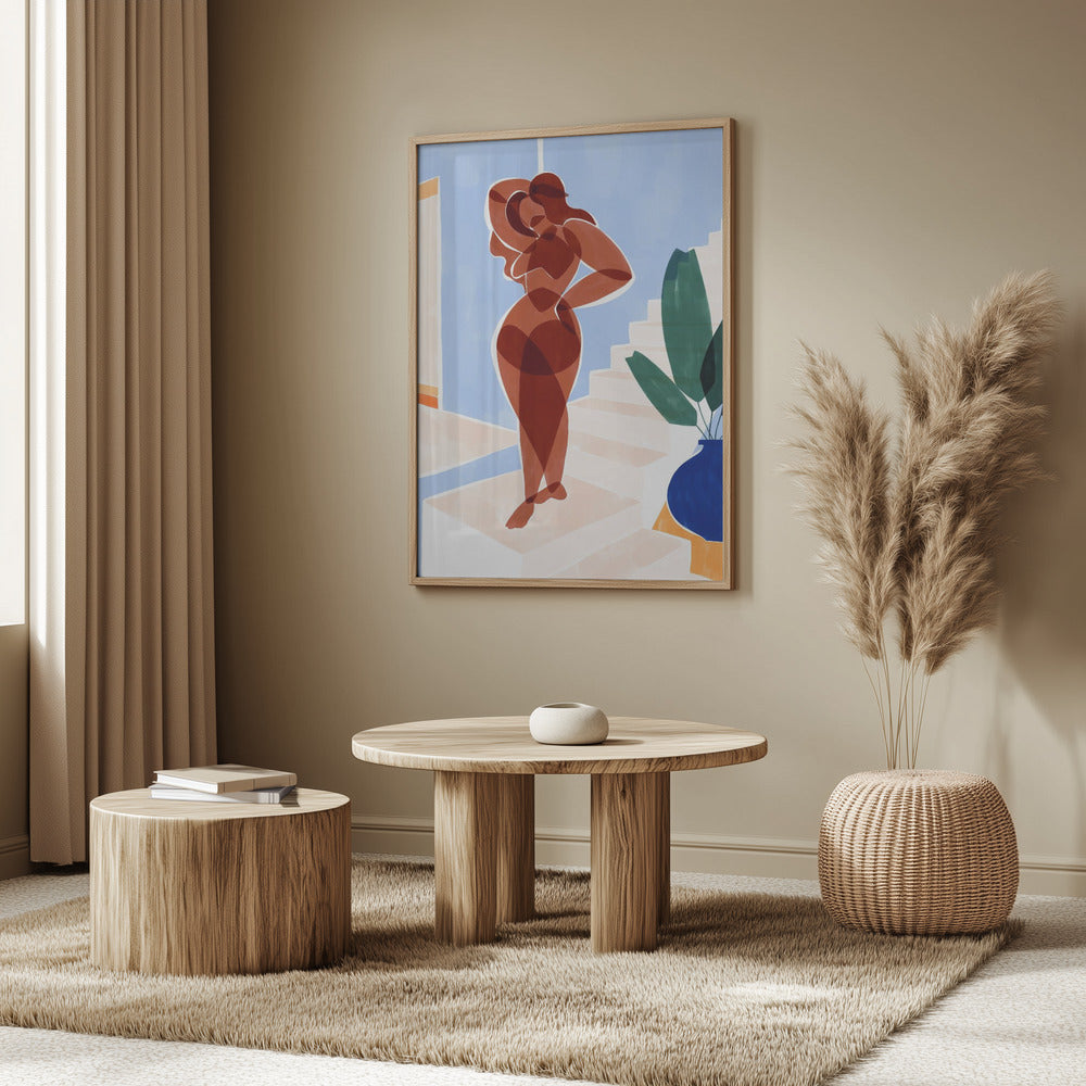 Terracotta Woman Poster