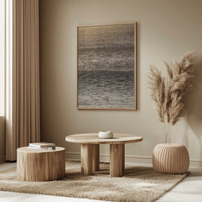 Golden Tide Ripples Poster