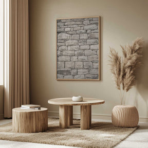 Serene Stonework Poster