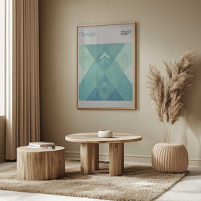 Geometric Peaks Poster