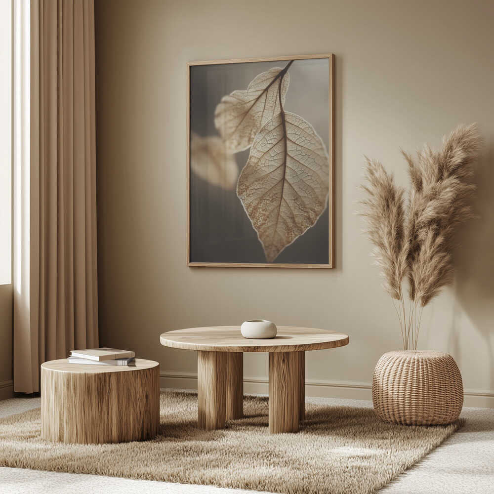 Ethereal Leaves Poster