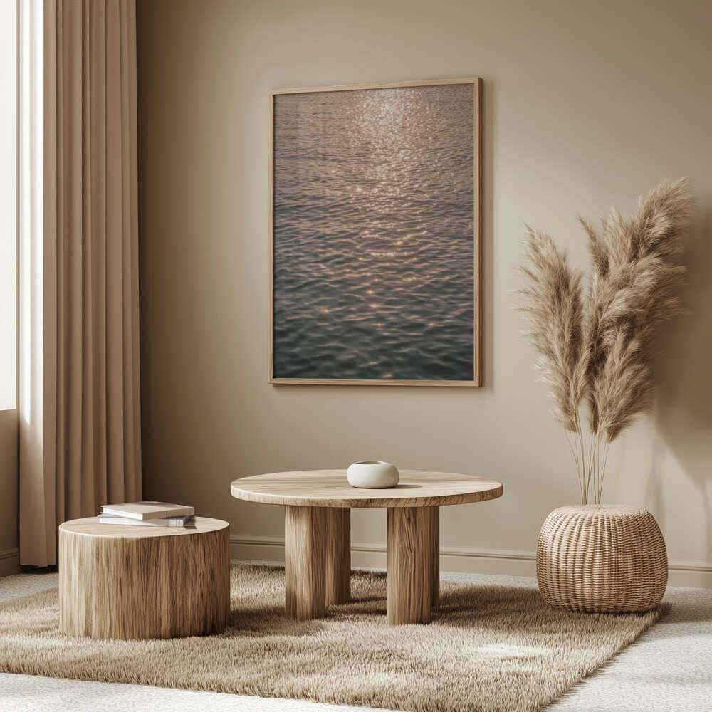 Sunset at Sea Poster