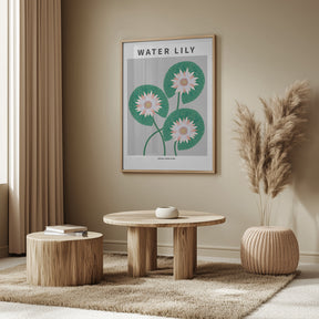 Water Lily - National flower of Iran Poster