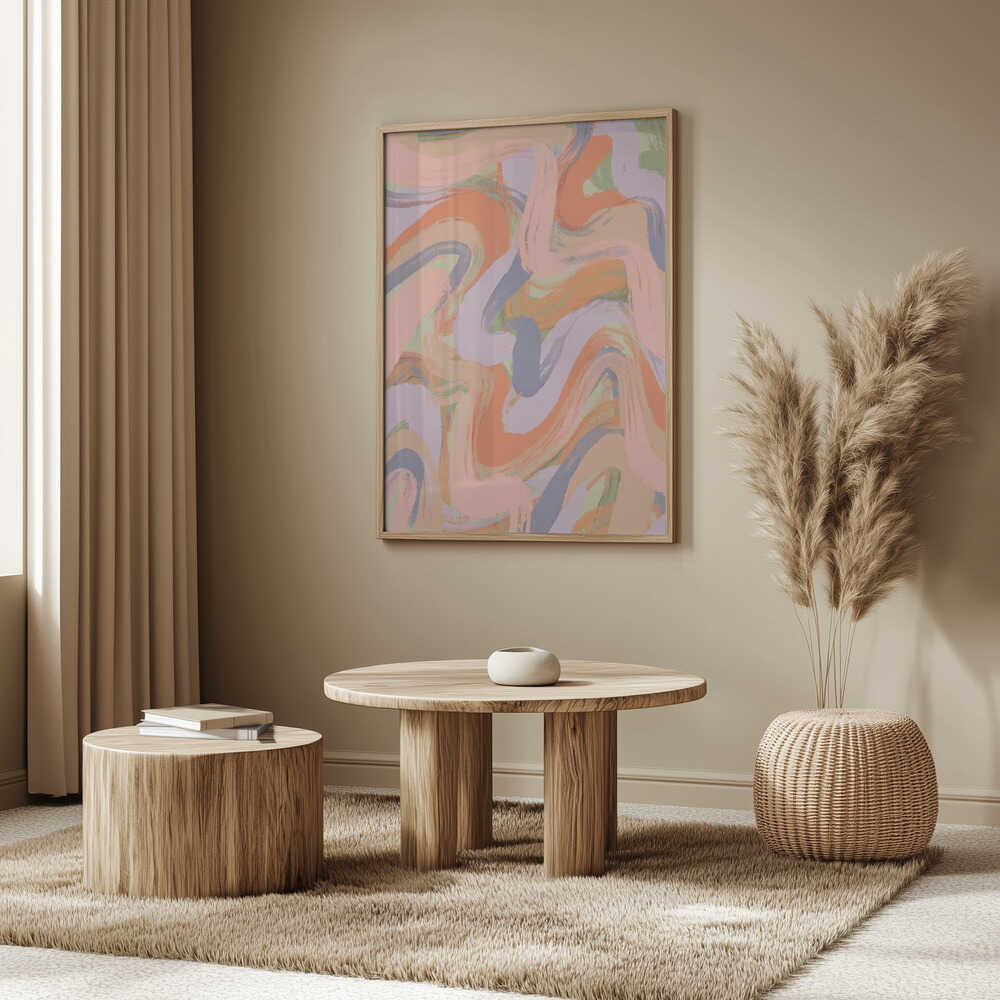 Swirling Hues Poster
