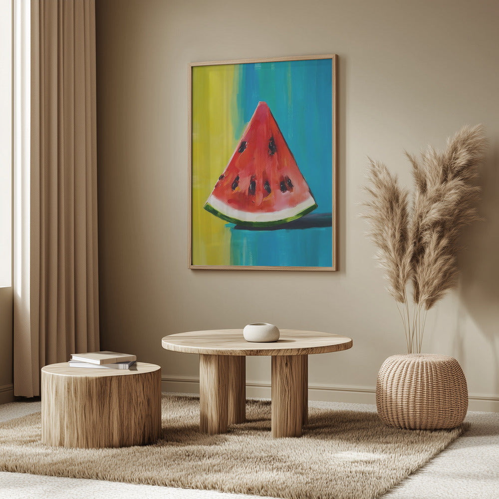 Watermelon Slice Poster