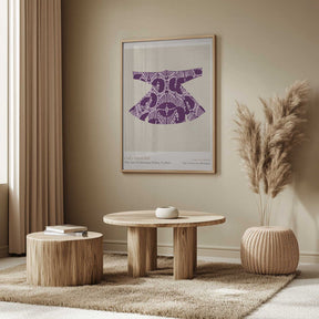 Purple Caftan Elegance Poster