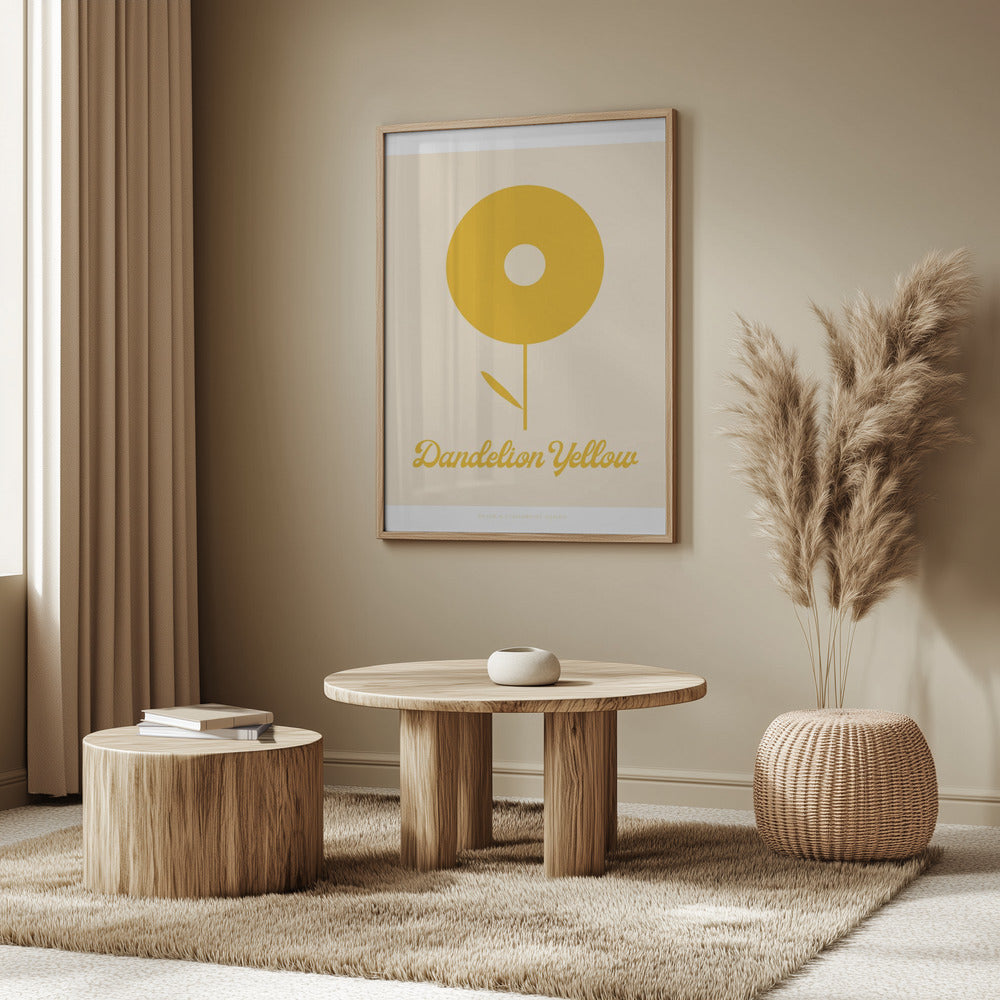 Pandc Dandelionyellow Copy Poster