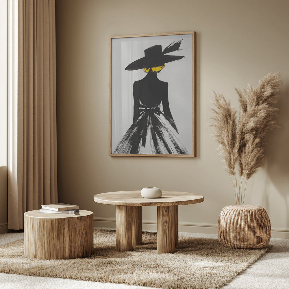 The Lady In the Black Hat Poster