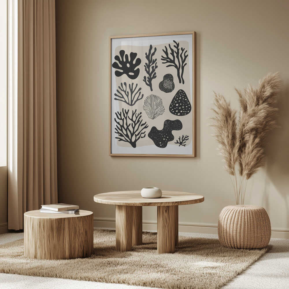 Ocean Shapes Poster