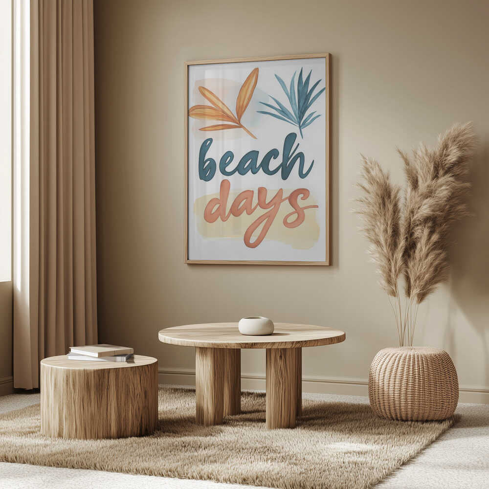 Sandy Serenity Poster