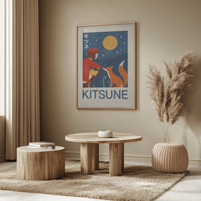 Kitsune Fox Poster