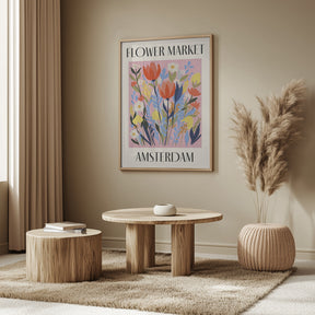 Flower Market Amsterdam Netherlands Poster