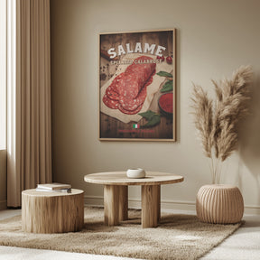 Salame Spianata Calabrese Poster