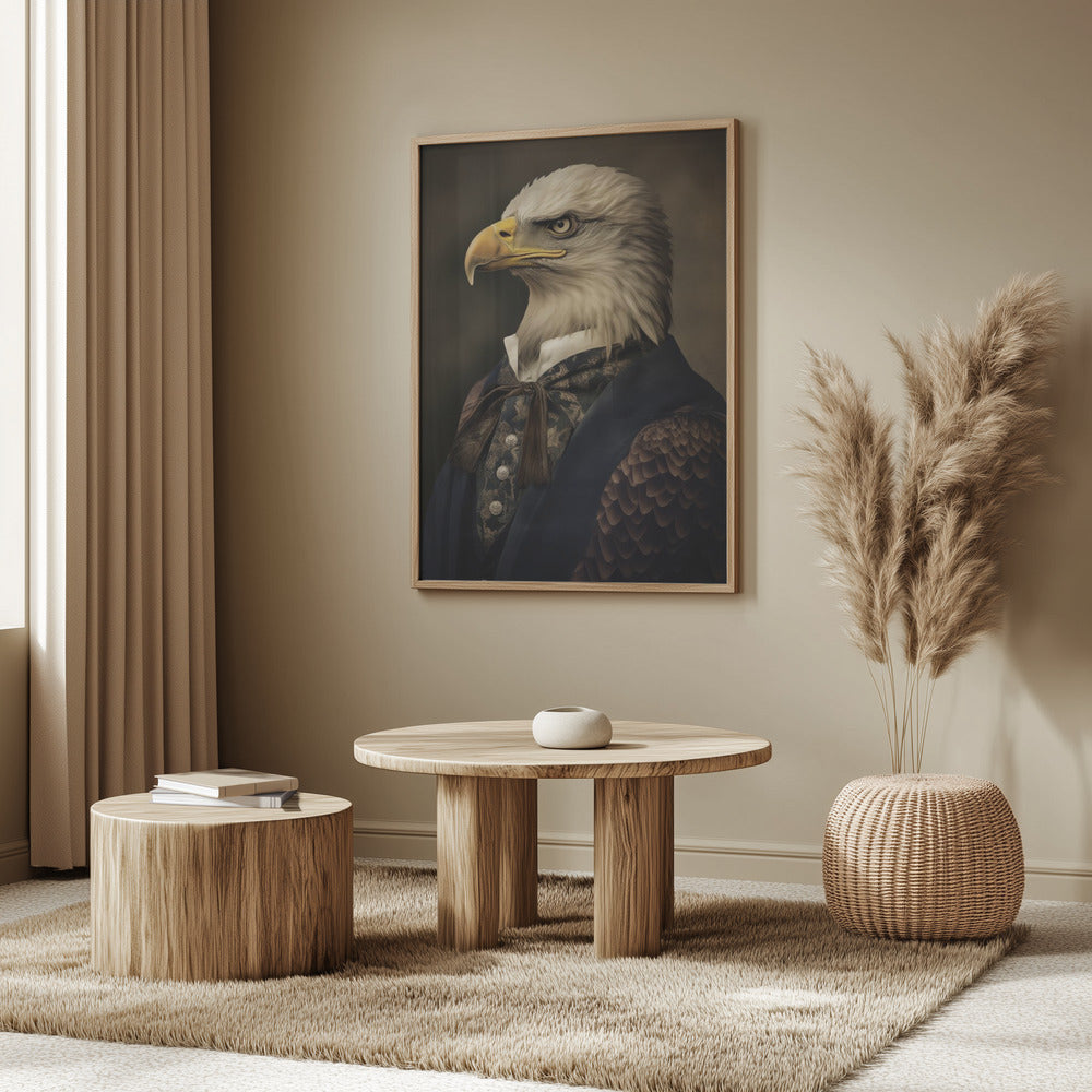 Bald Eagle Portrait Poster