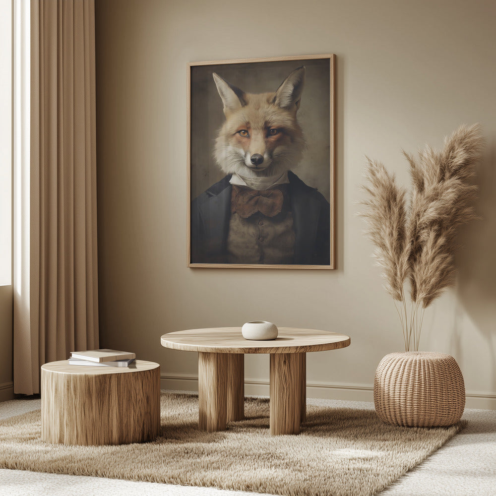 Fox Portrait Poster