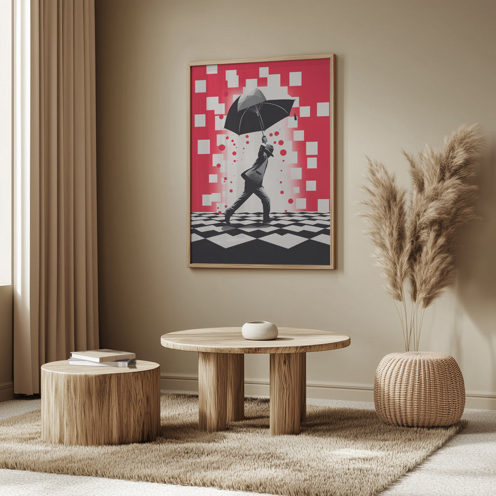 Umbrella Man Poster