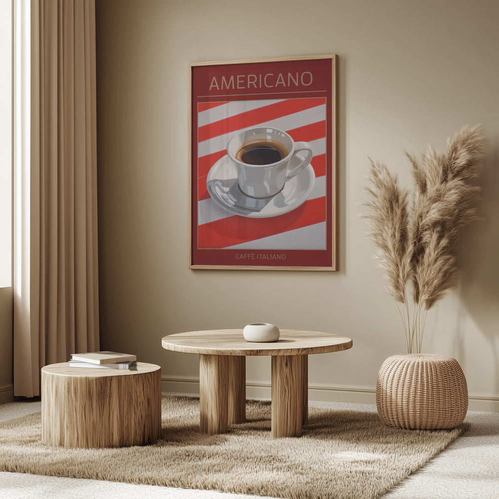 Americano Coffee Poster