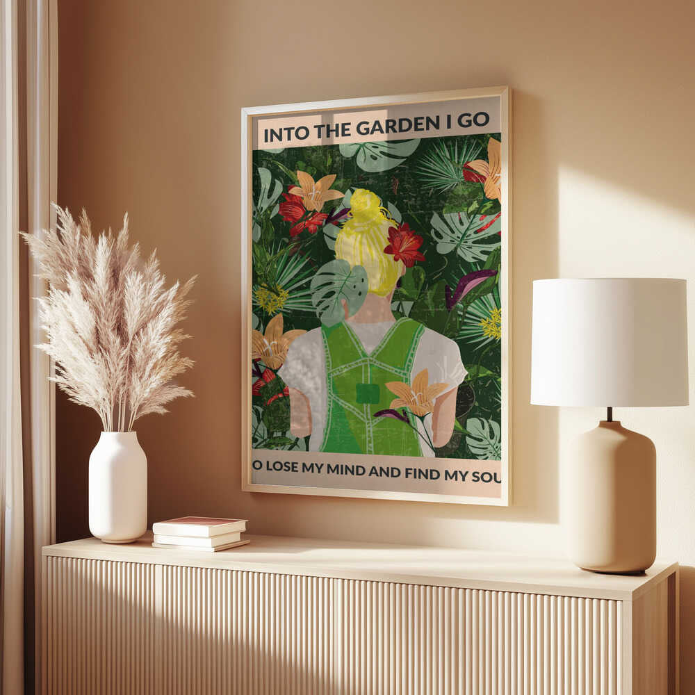 Into the Garden (blonde) Poster