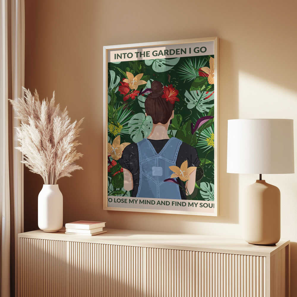 Into the Garden Standard Wall Art Poster