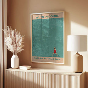 Open Water Standard Wall Art Poster