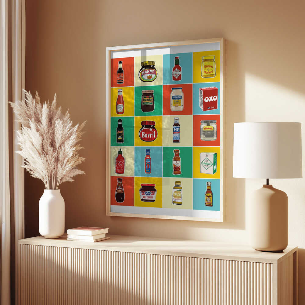 Taxonomy of Condiments Poster