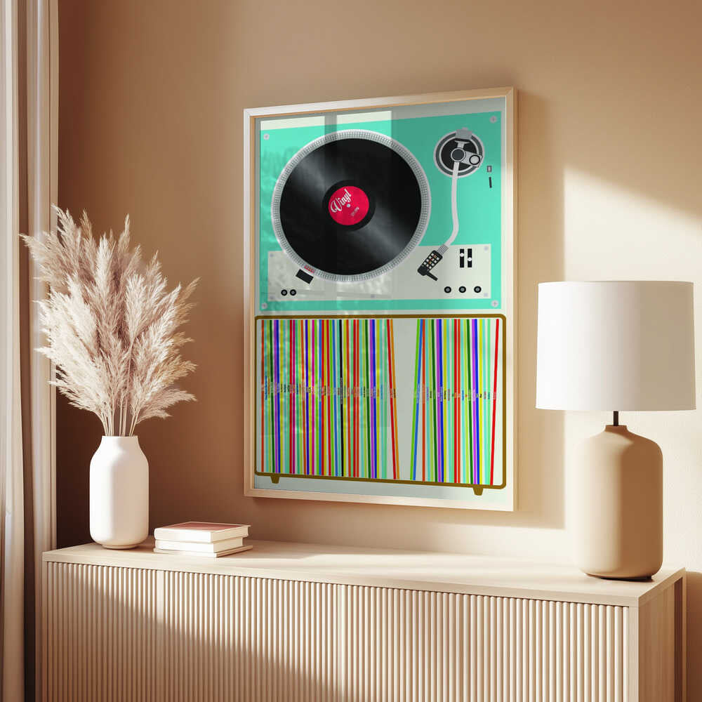 Vinyl Stack Poster