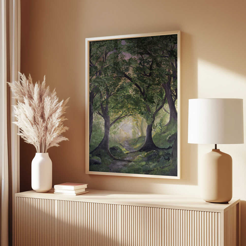 The forest path Poster