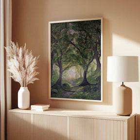 The forest path Poster