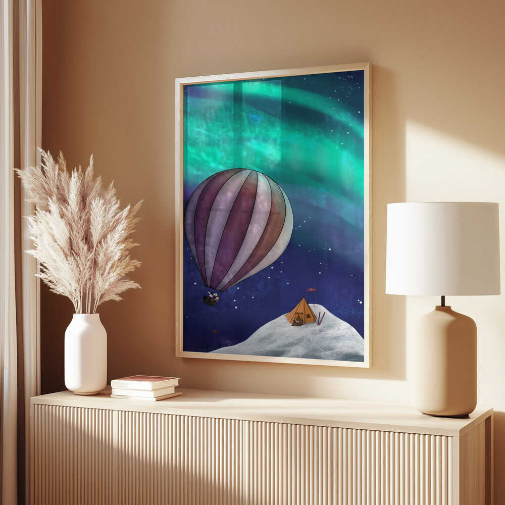 Hot air balloon trip Poster