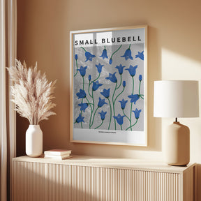 Small Bluebell - National flower of Sweden Poster
