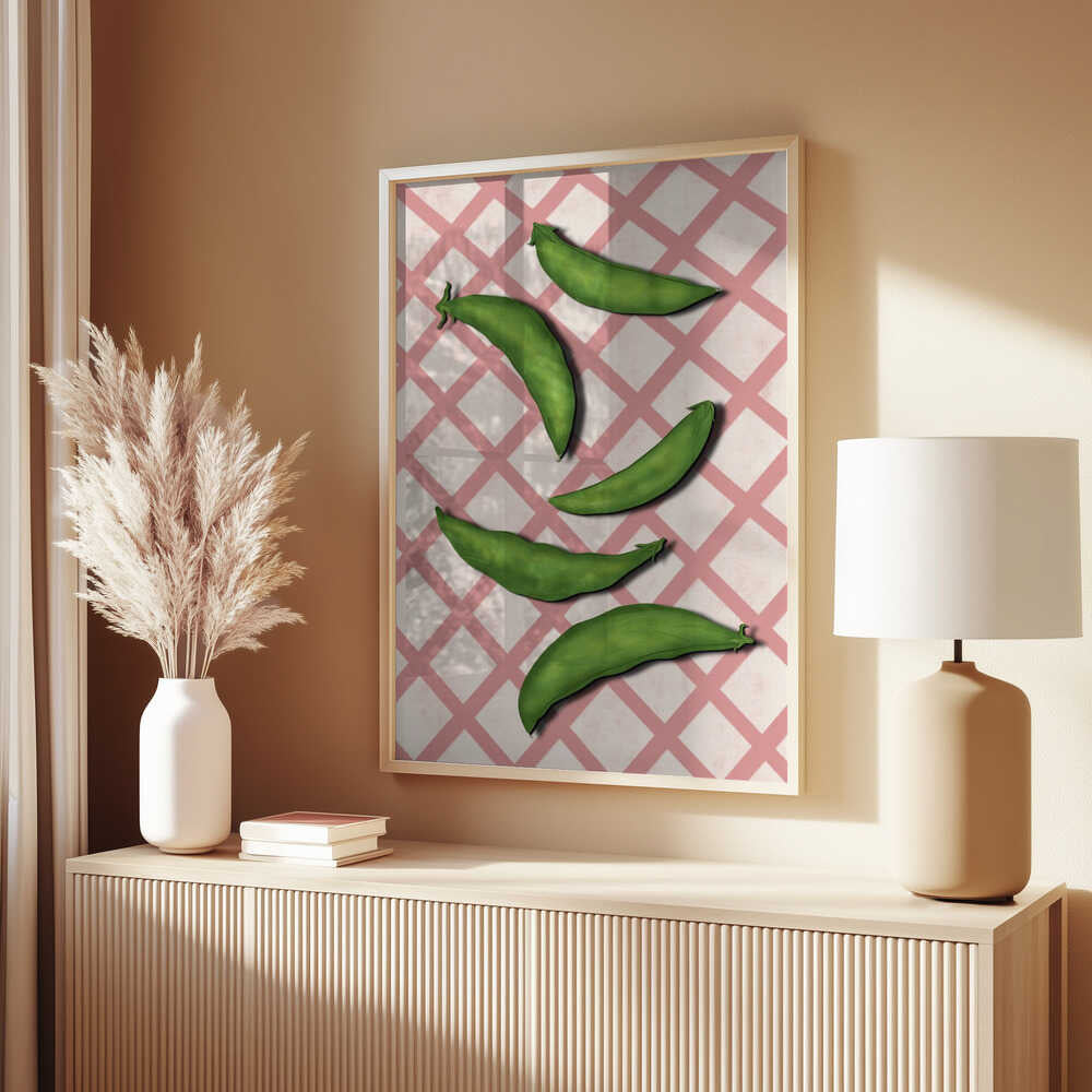 Sugar snap peas Poster