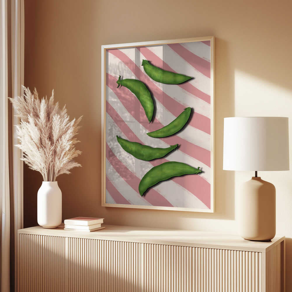 Sugar snap peas Poster