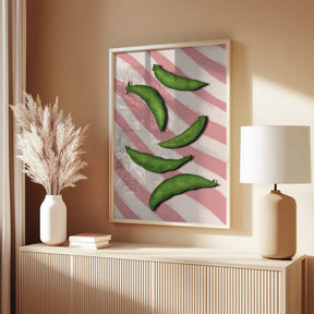 Sugar snap peas Poster