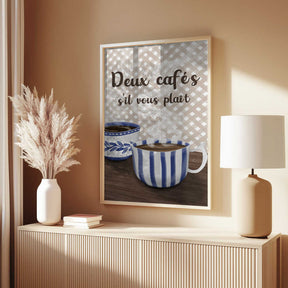 Two coffees please Poster