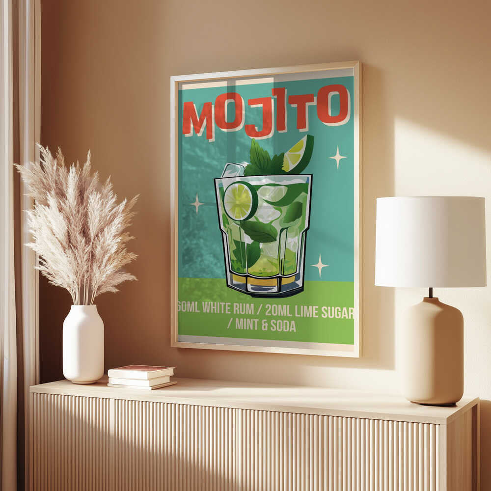 Mojito Cocktail Poster