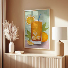 Orange drink Poster