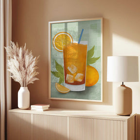 Orange drink Poster