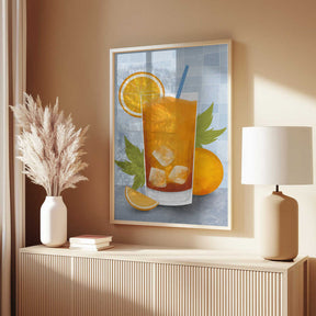 Orange drink Poster