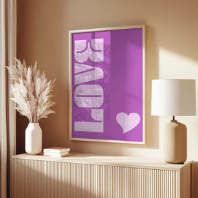 Purple Love Vibe Poster