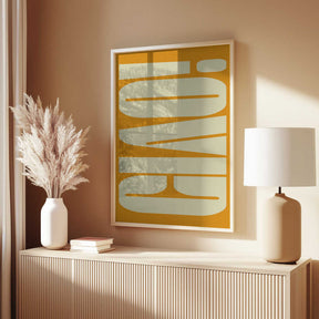 Retro Groove Forms Poster