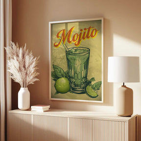 Lime Breeze Drink Poster