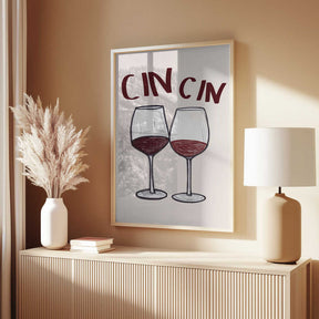 Wine Toast Duo Poster