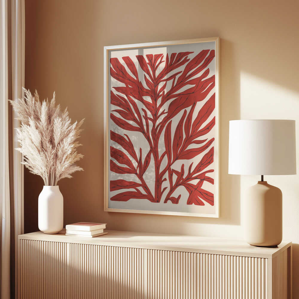 The Tree Branch with Leaves Poster