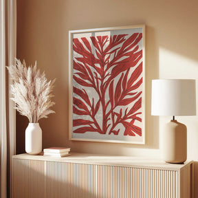 The Tree Branch with Leaves Poster