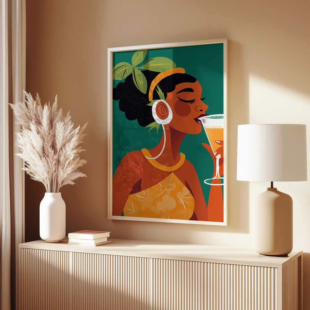 Drink In the Tropics Poster