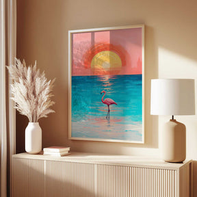 Just Vibin’ By the Sea Poster