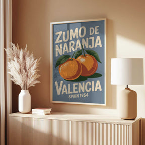 Valencia Oranges Poster