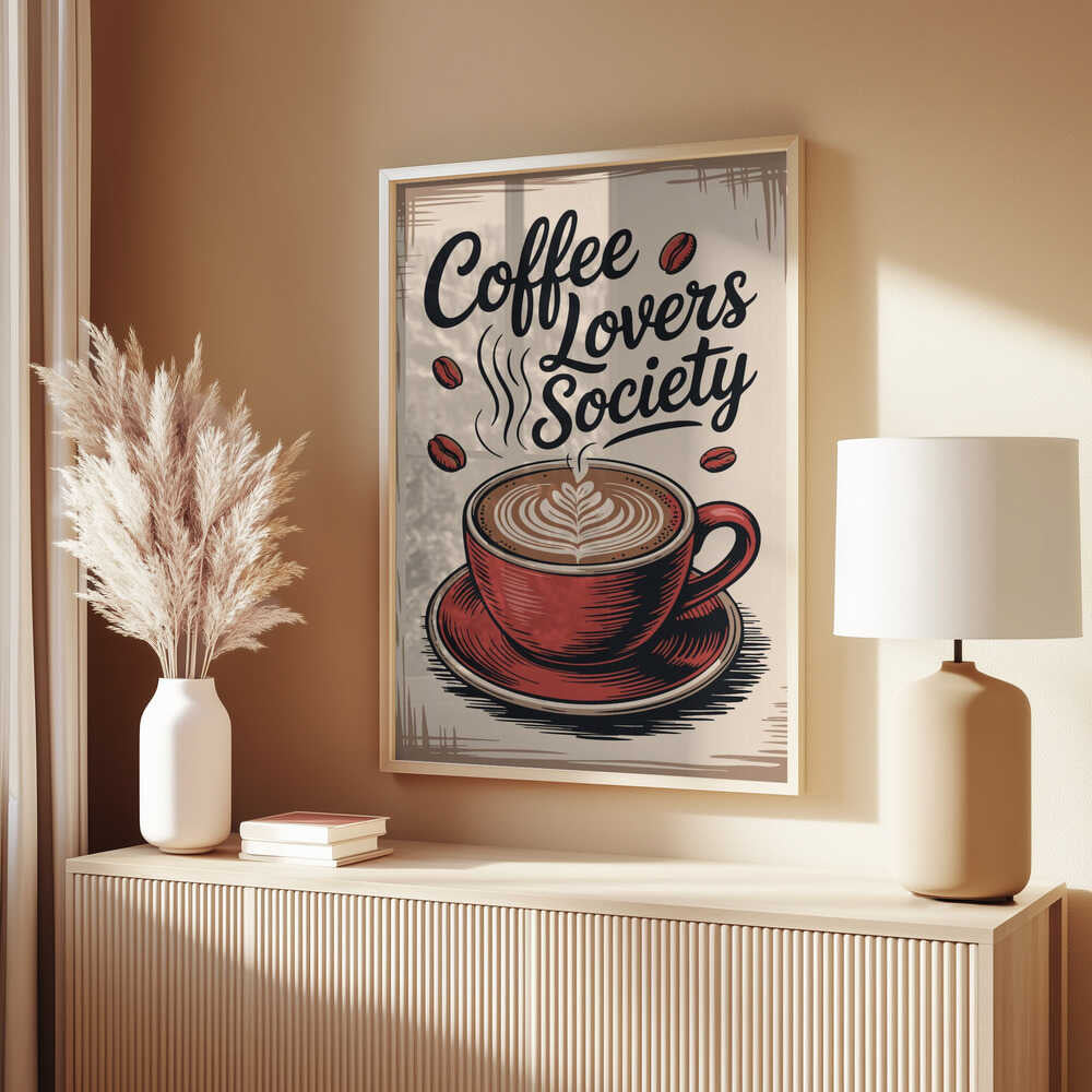 Steaming Cup Club Poster